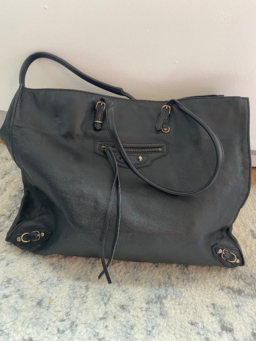 Balenciaga Papier A4 Large Tote Bag Light